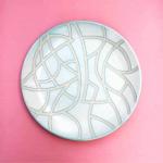  Asymmetrical Patterned Platter