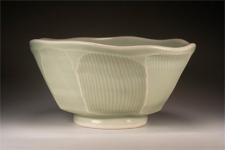 Faceted Celadon Bowl