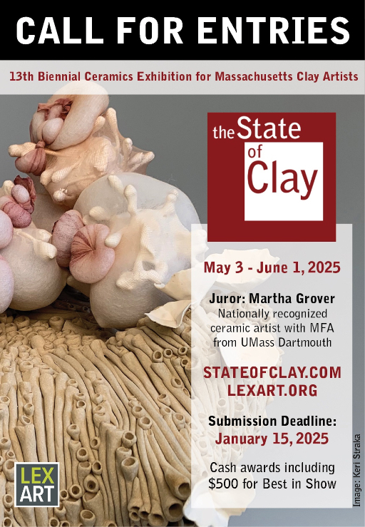 CALL FOR ENTRIES --- 2025 State of Clay Show