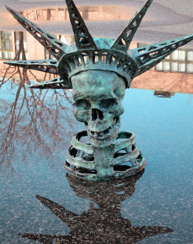 Statue of Liberty in Bones