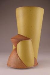 Yellow/Brown Vase
