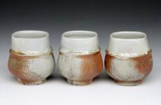 Three White Teabowls (set)
